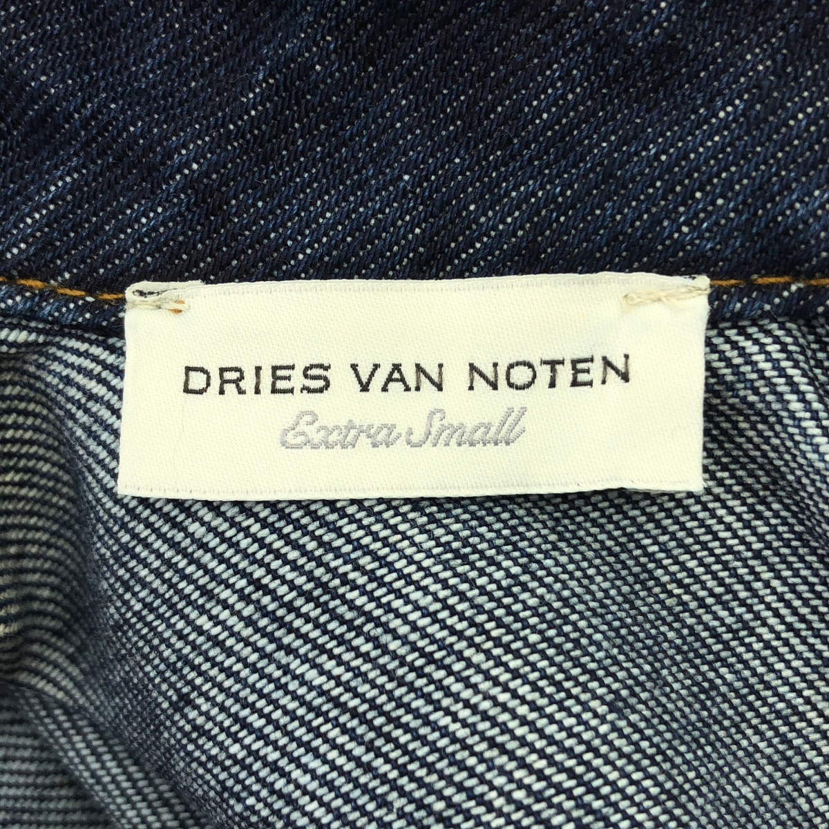DRIES VAN NOTEN / ドリスヴァンノッテン デニム ハイネック プルオーバー ワンピース