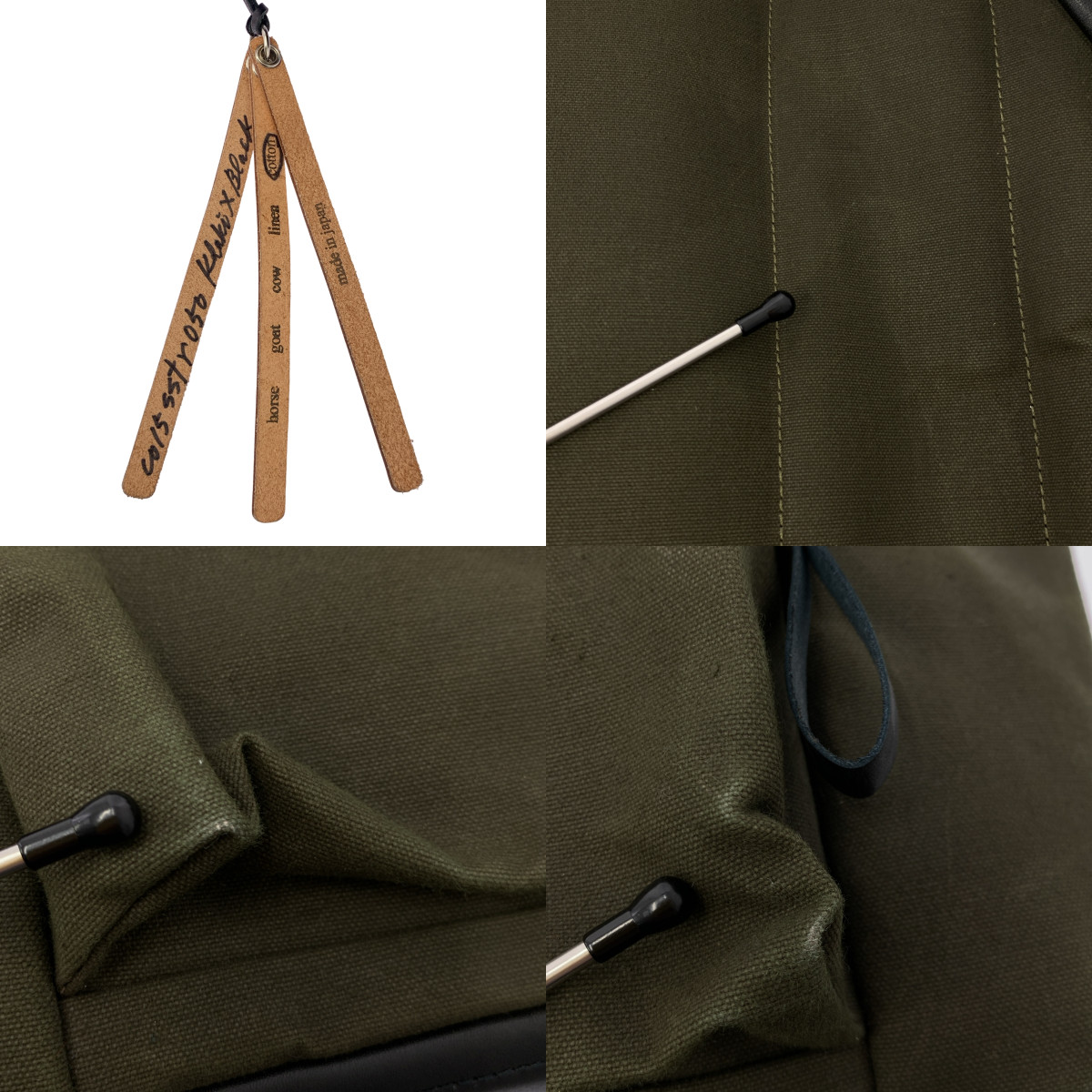 cornelian taurus / コーネリアンタウラス by daisuke iwanaga / Tower Ruck - Canvas × Cow Leather タワー リュック バックパック ユニセックス