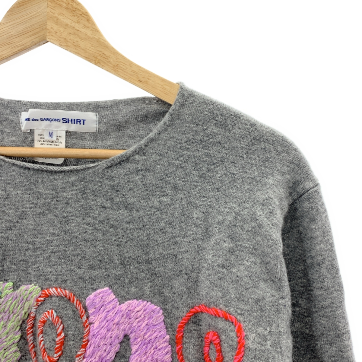 COMME des GARCONS SHIRT / コムデギャルソンシャツ wool jersey gauge12 