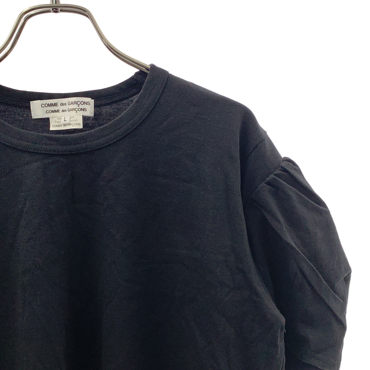 COMME des GARCONS COMME des GARCONS / コムコム コットン レイヤード スリーブ クルーネックカットソー