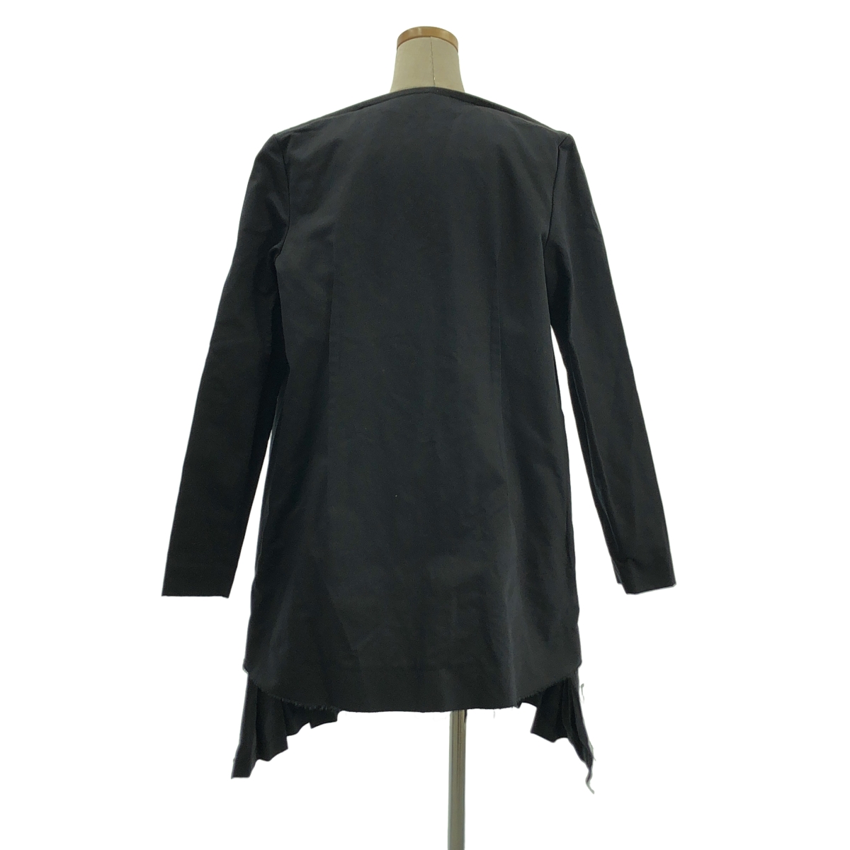 MARNI / マルニ 変形 フリル ギャザー ノーカラー ボタンレス ジャケット