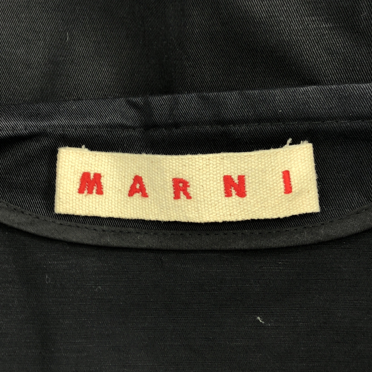 MARNI / マルニ 変形 フリル ギャザー ノーカラー ボタンレス ジャケット