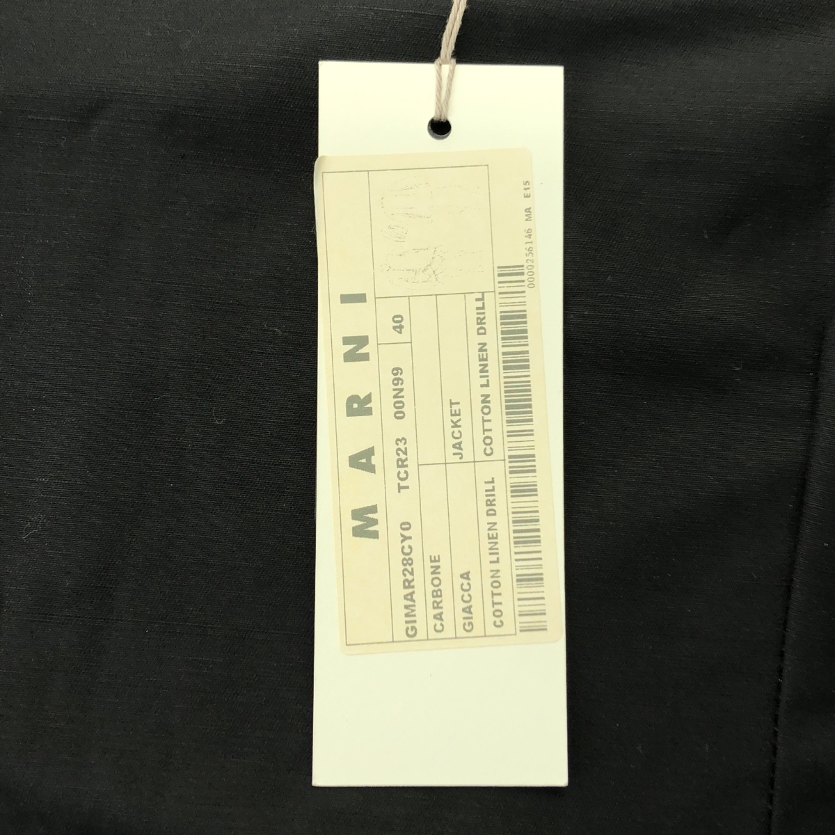 MARNI / マルニ 変形 フリル ギャザー ノーカラー ボタンレス ジャケット