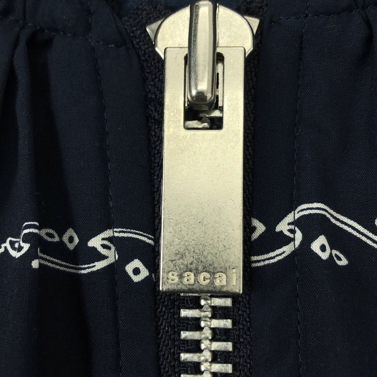 sacai / サカイ Bandana Print Bomber Jacket  / 総柄 バンダナ レイヤード ギャザー ボンバー ジャケット ブルゾン