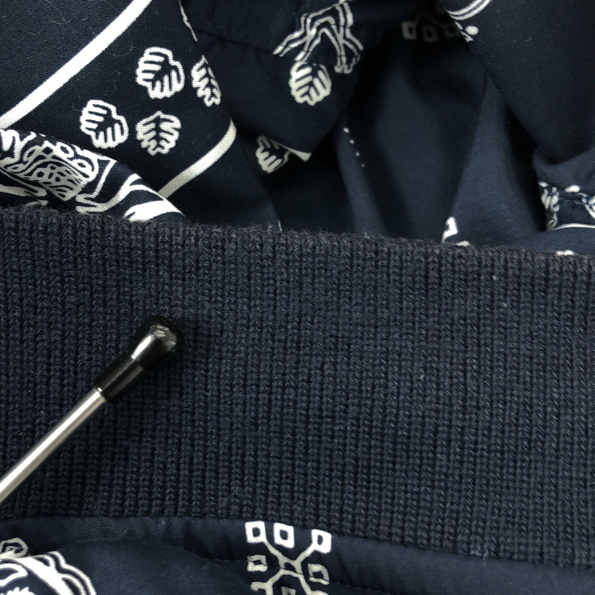 sacai / サカイ Bandana Print Bomber Jacket  / 総柄 バンダナ レイヤード ギャザー ボンバー ジャケット ブルゾン