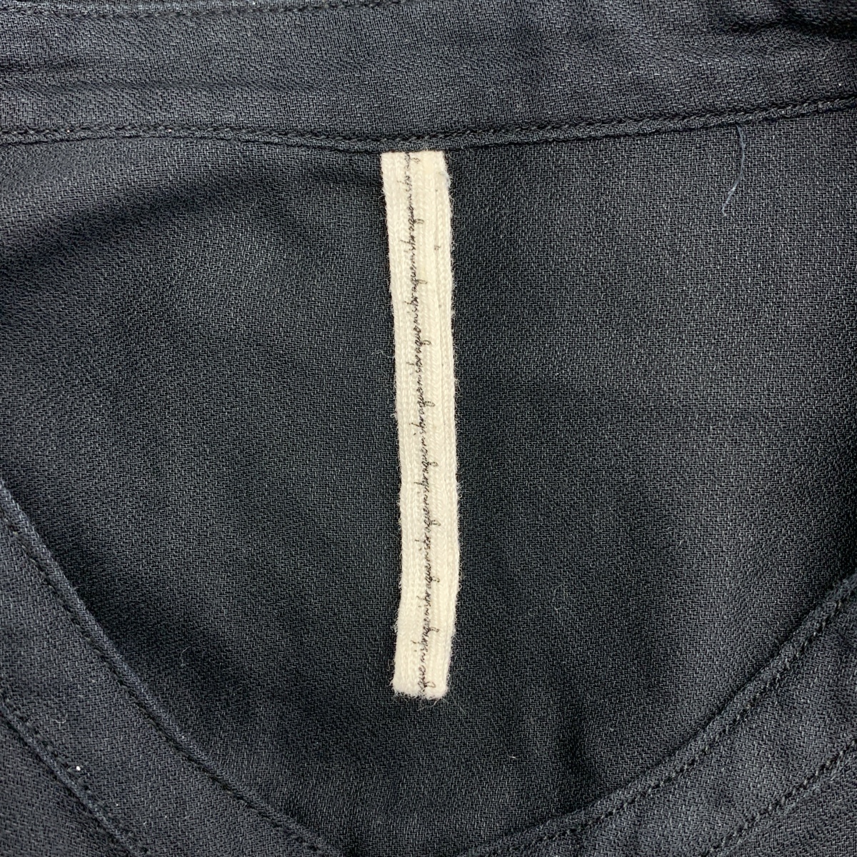 m's braque / エムズブラック コットン バンドカラー シャツ