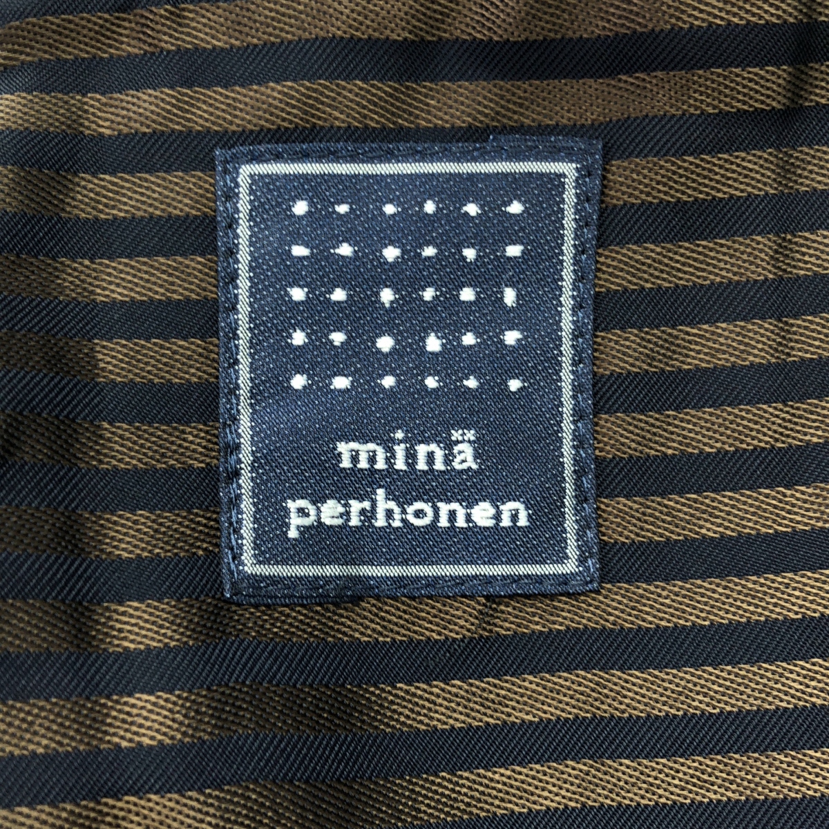 mina perhonen / ミナペルホネン donguri / エンブロイダリー スカラップ ワンピース / 総裏地