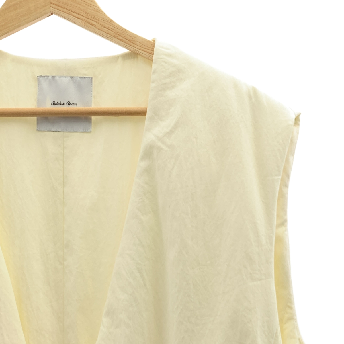 Spick and Span / スピックアンドスパン Vネック 中綿 ロングベスト