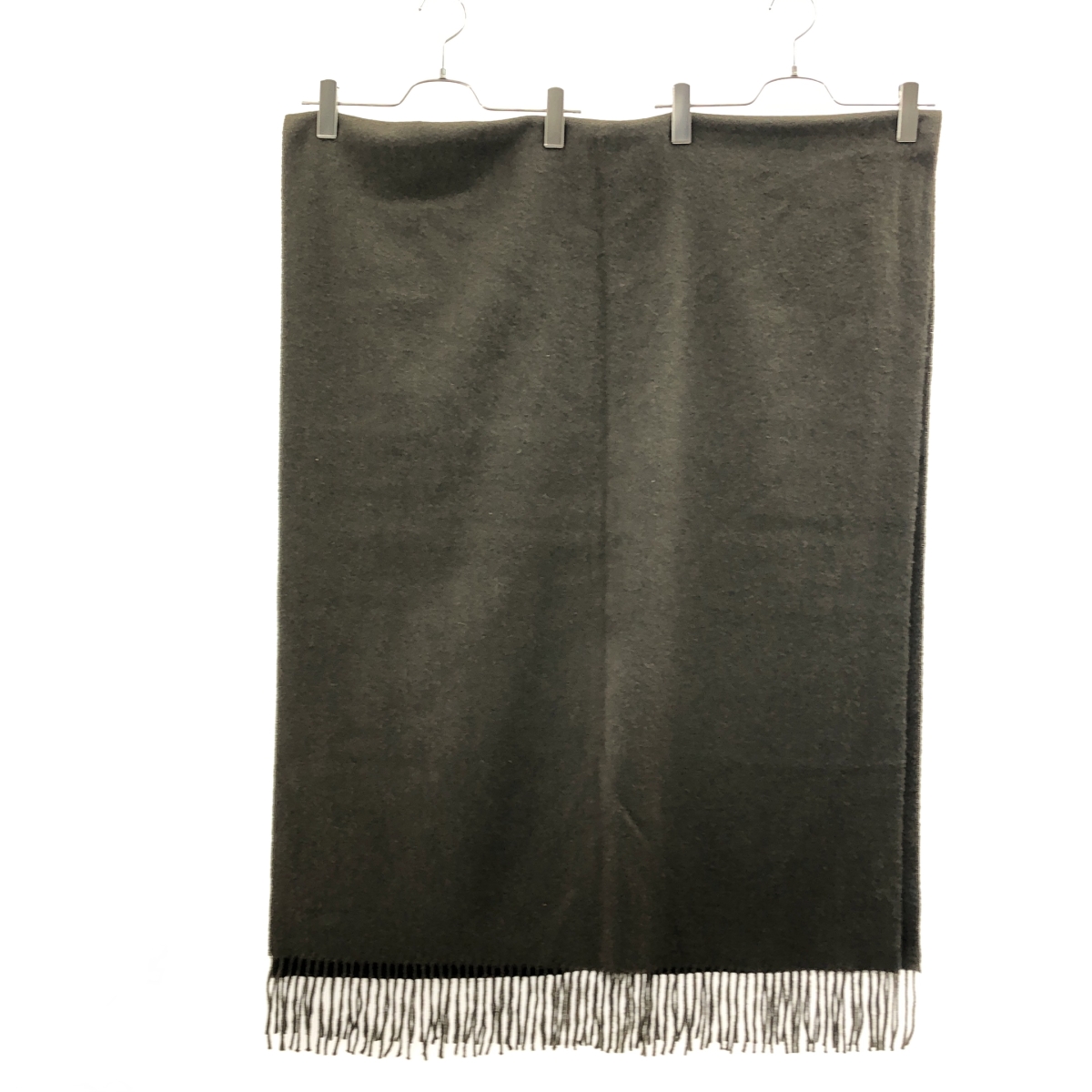 JOHNSTONS OF ELGIN / ジョンストンズオブエルガン カシミヤ 大判 フリンジ ストール  マフラー