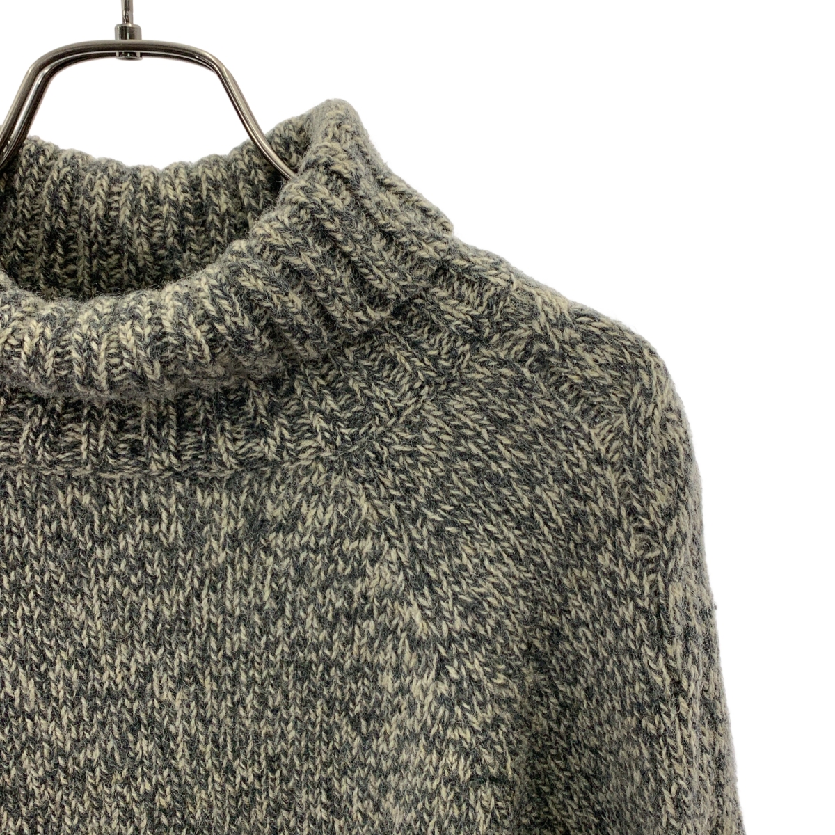 MARGARET HOWELL / マーガレットハウエル ウール メランジ タートルネック ニット