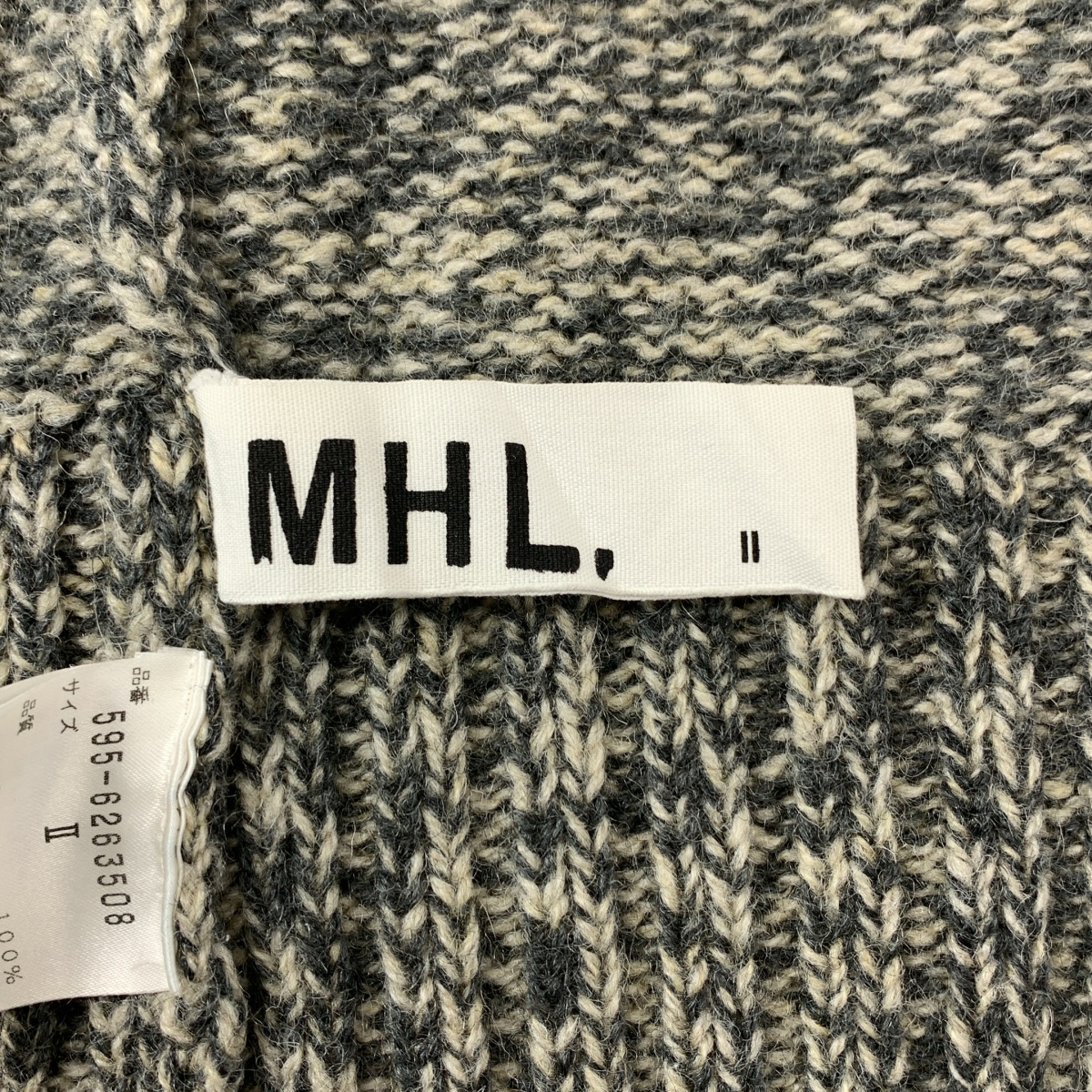 MARGARET HOWELL / マーガレットハウエル ウール メランジ タートルネック ニット