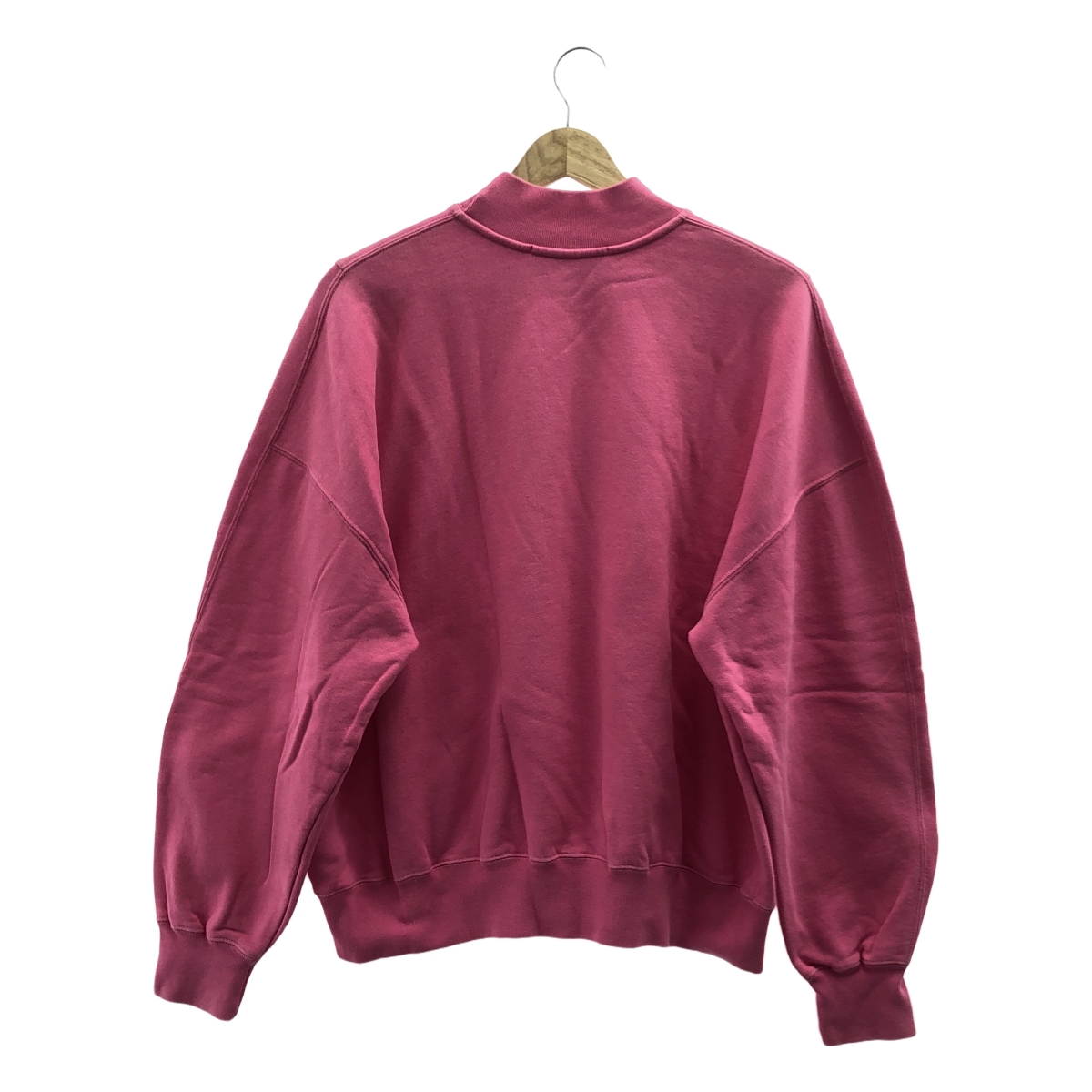 MSGM / エムエスジーエム チェッカーロゴプリント モックネック スウェット