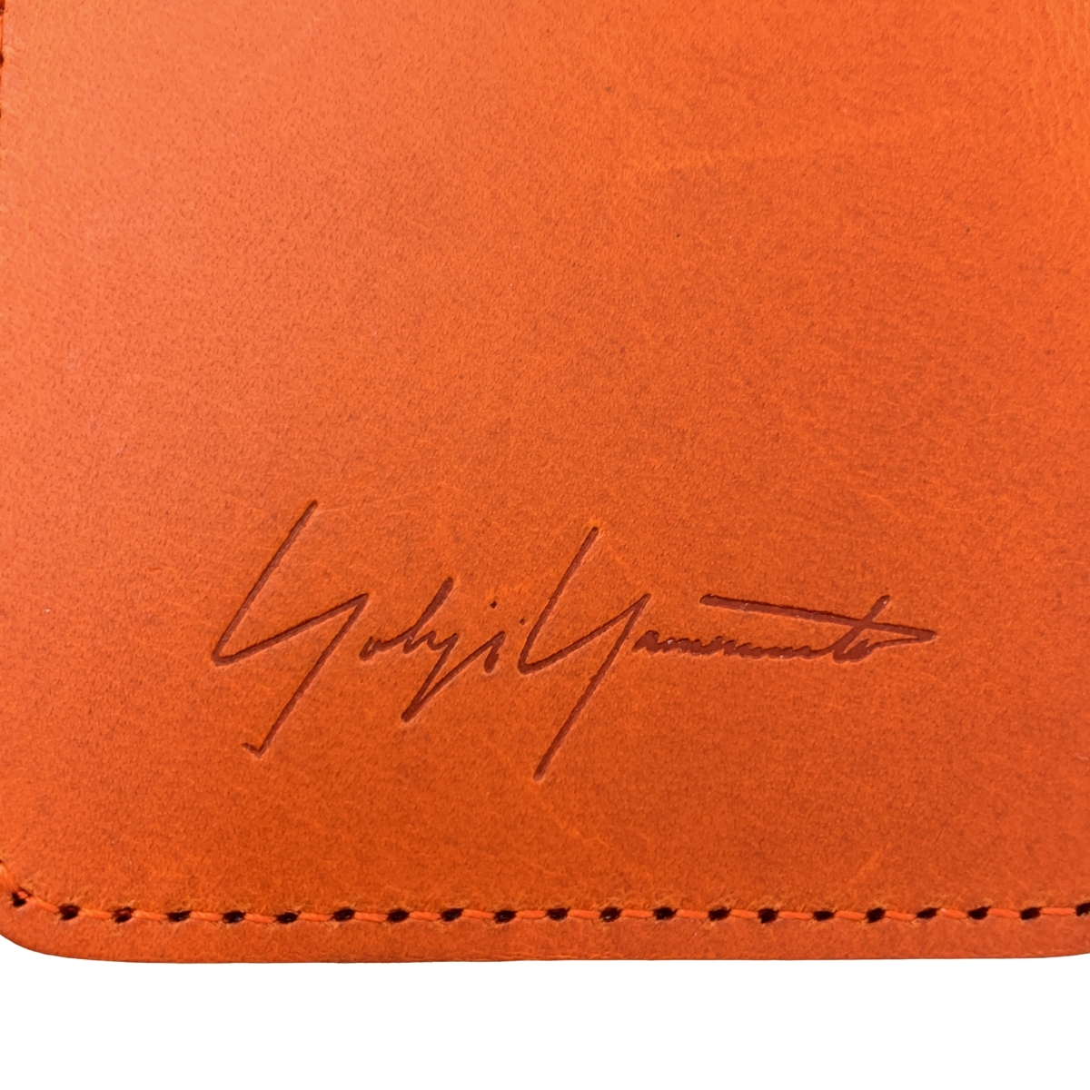 YOHJI YAMAMOTO / ヨウジヤマモト レザー ロゴ カード パスケース / ユニセックス