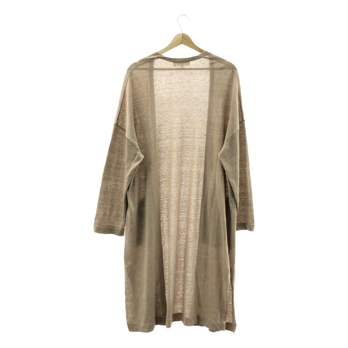 ENFOLD / エンフォルド リネン ニット カーディガン コーディガン