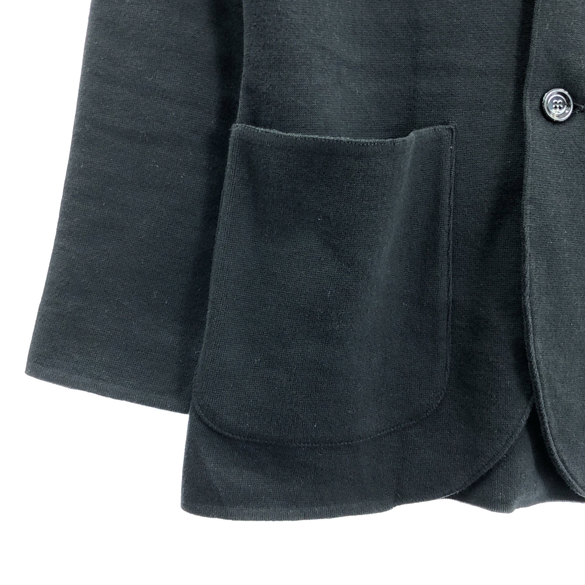 LARDINI / ラルディーニ コットン バーズアイ シングル ニットジャケット