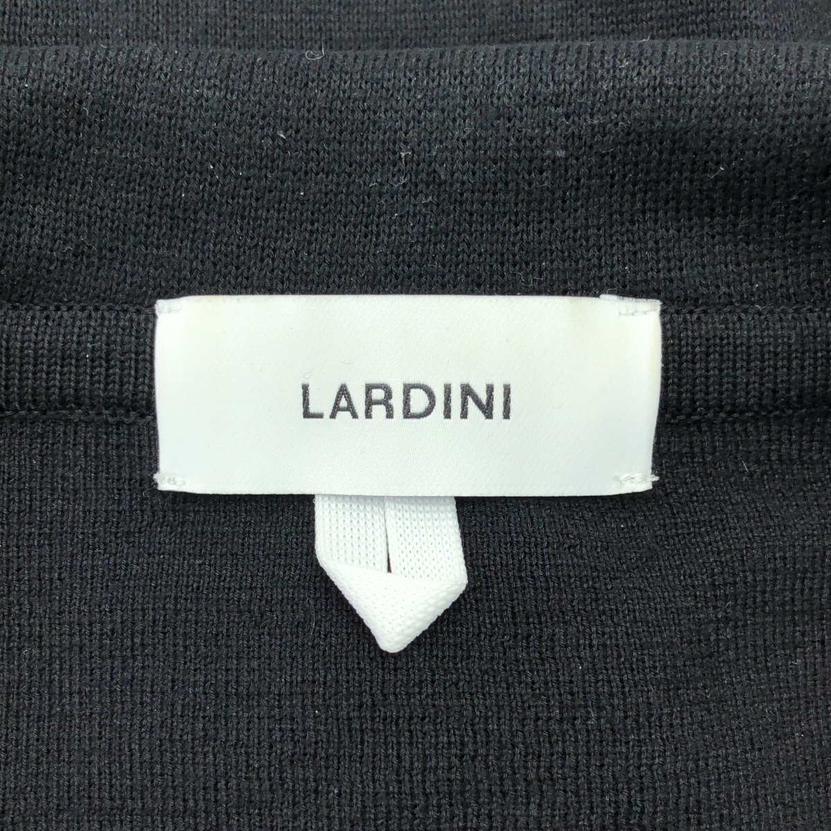 LARDINI / ラルディーニ コットン バーズアイ シングル ニットジャケット