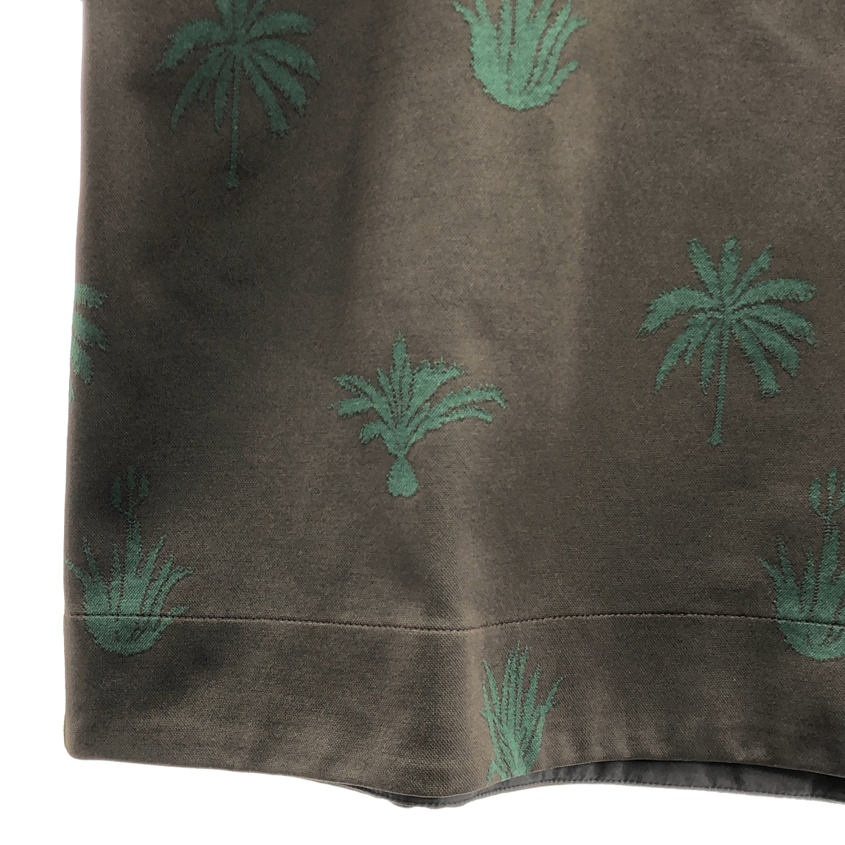 JIL SANDER / ジルサンダー パームツリープリント ハーフジップ ポロシャツ