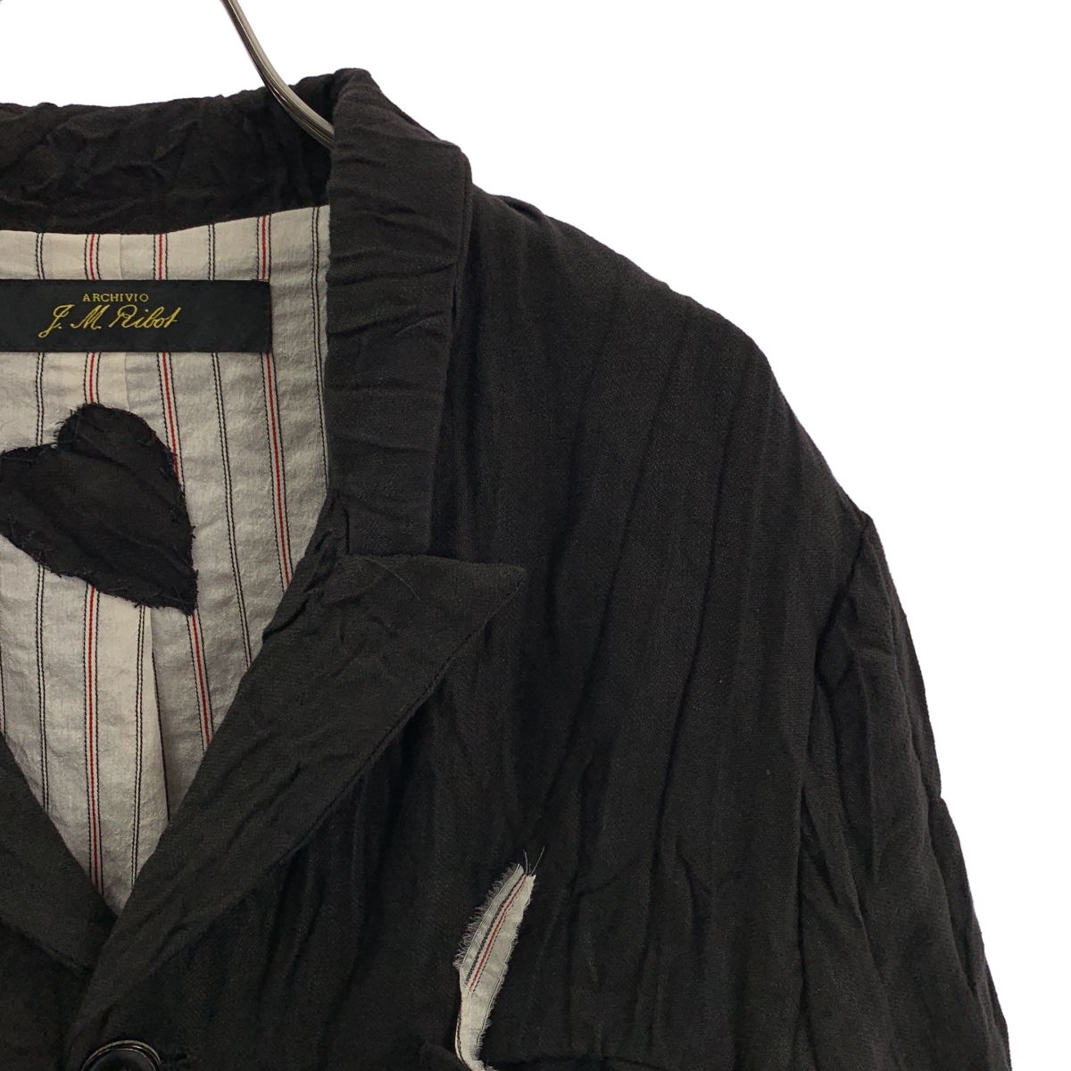 ARCHIVIO J.M.Ribot / アルキビオジェイエムリボット Linen Blazer コサージュリネン ブレザー ジャケット