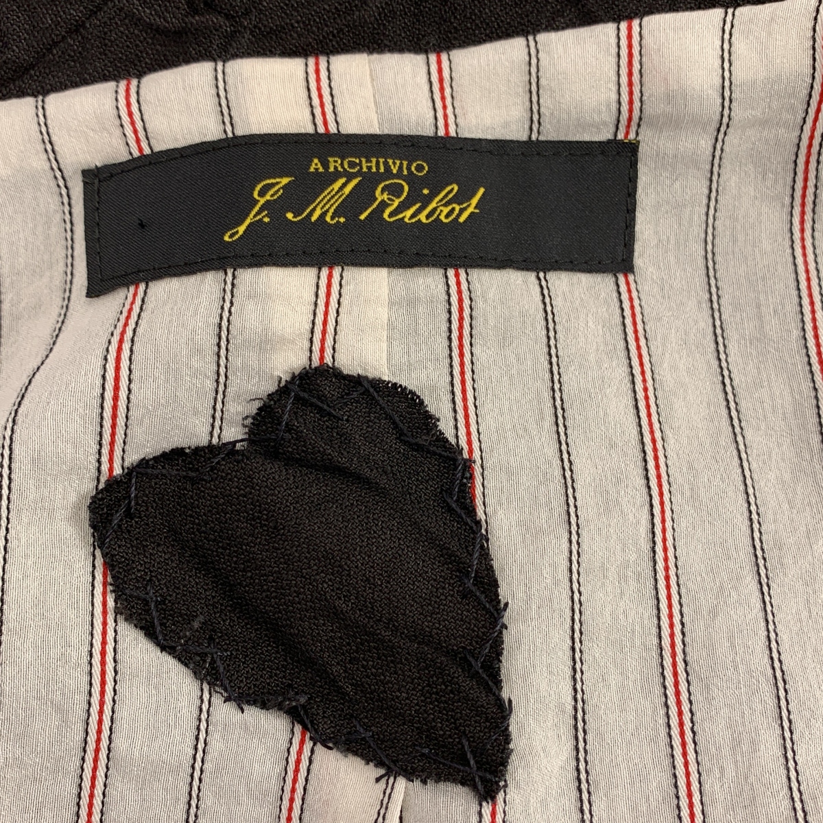 ARCHIVIO J.M.Ribot / アルキビオジェイエムリボット Linen Blazer コサージュリネン ブレザー ジャケット