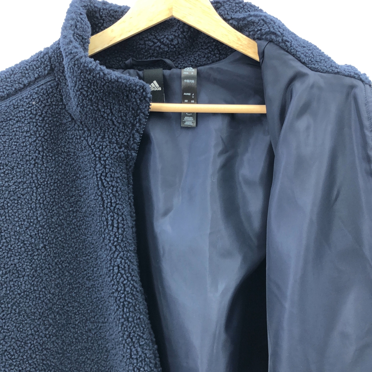 adidas / アディダス END PLASTIC WASTE ボア フリース ジャケット