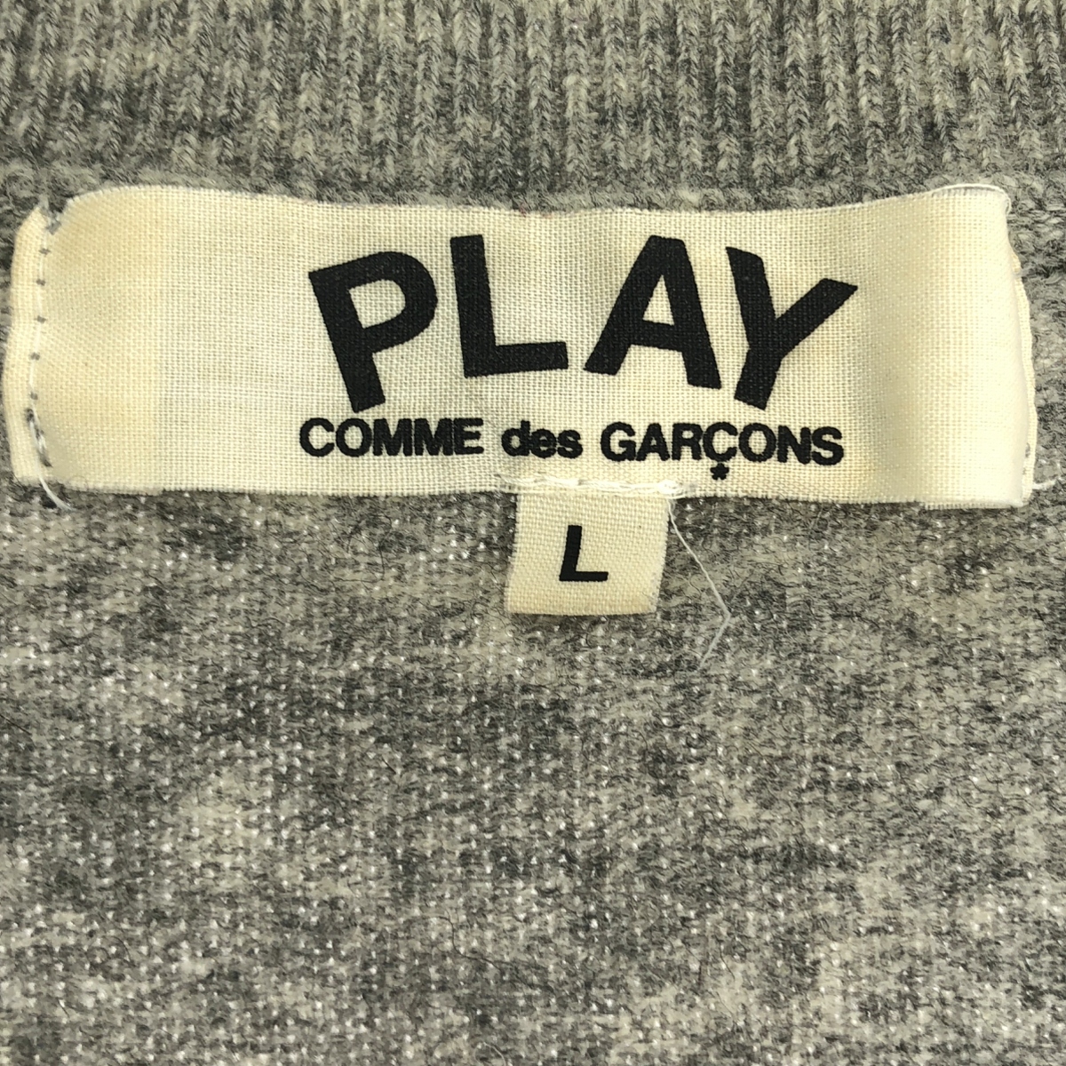 PLAY COMME des GARCONS / プレイコムデギャルソン ブラックハート クルーネックカーディガン