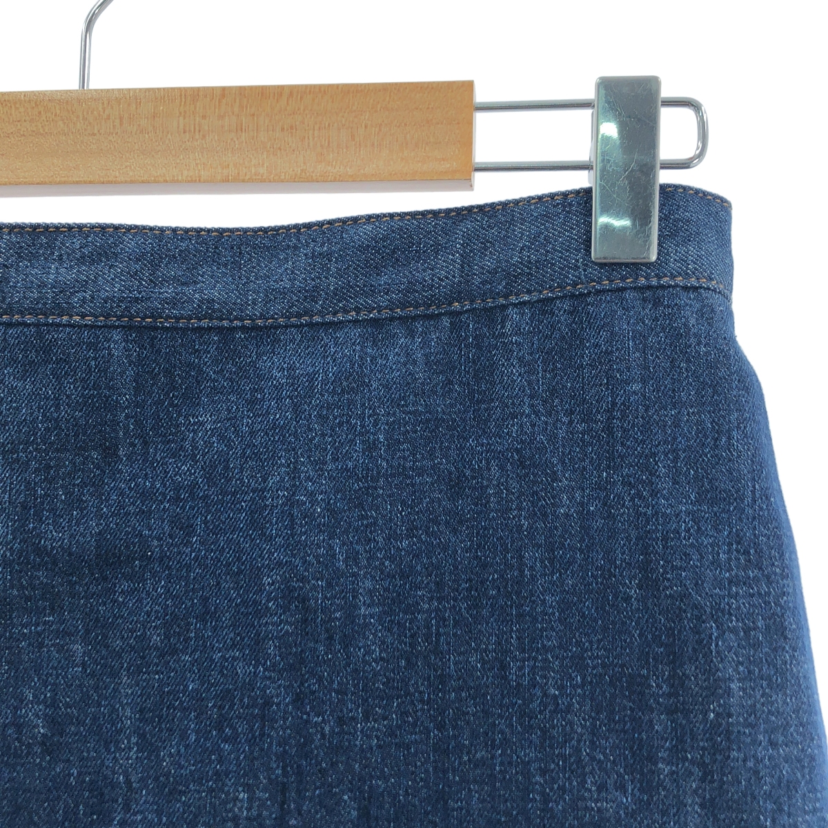 FENDI / フェンディ バイカラー ロゴ デニムスカート