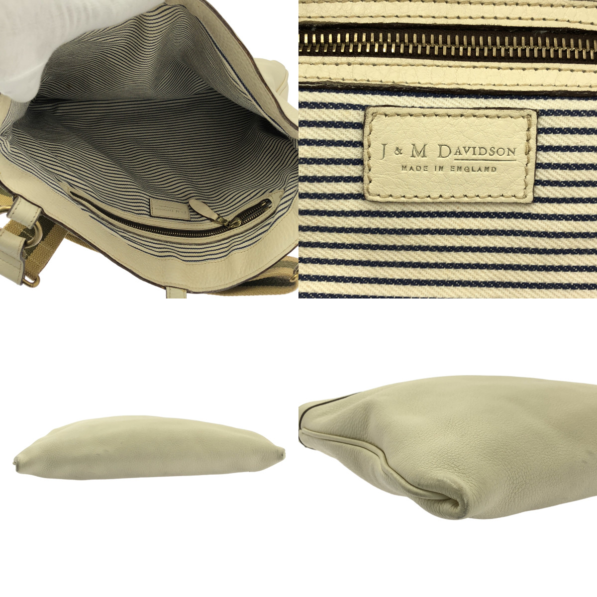 J&M DAVIDSON / ジェイアンドエムデヴィッドソン レザー ショルダーバッグ