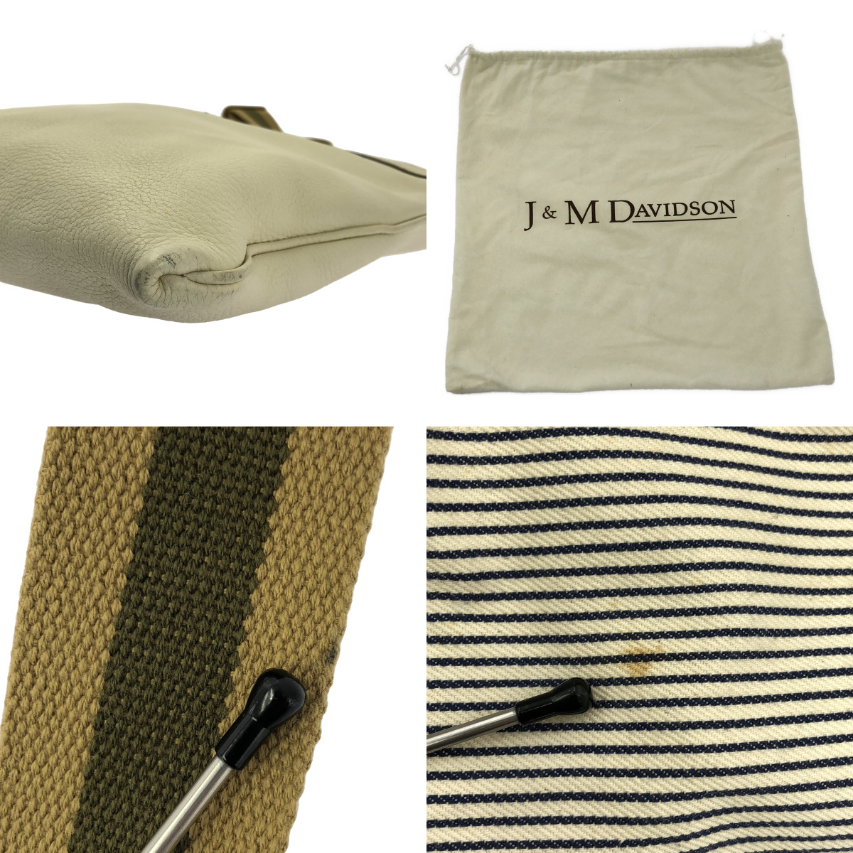 J&M DAVIDSON / ジェイアンドエムデヴィッドソン レザー ショルダーバッグ