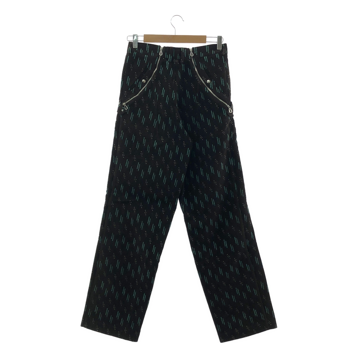Kiko Kostadinov / キココスタディノフ KNOX TROUSER W ZIP 総柄 ダブルジップ トラウザー パンツ