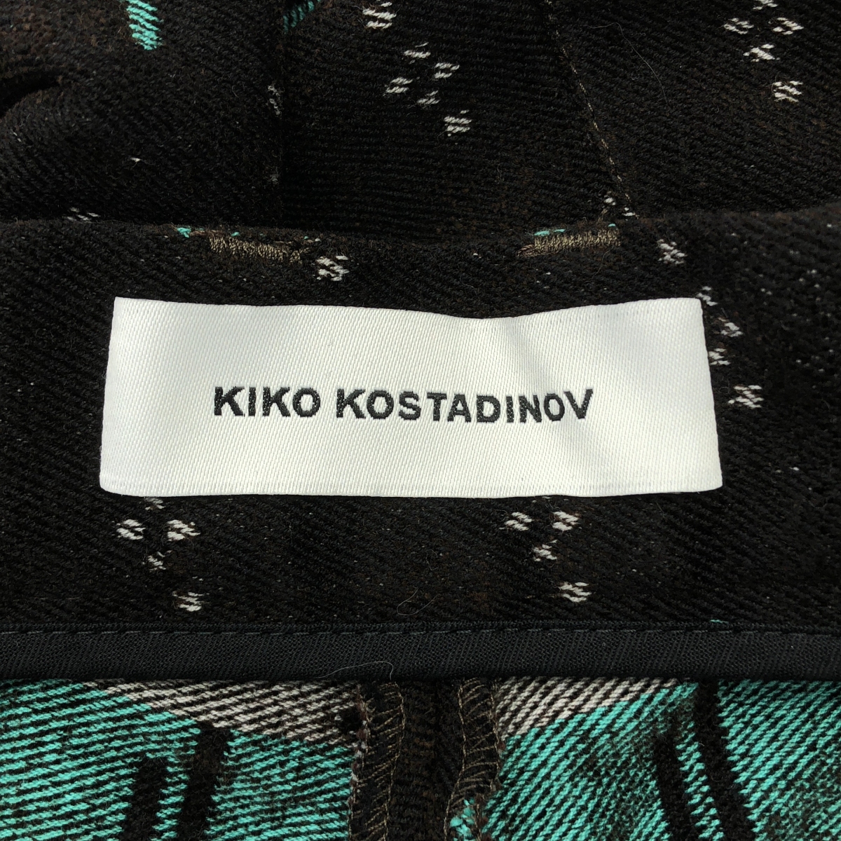 Kiko Kostadinov / キココスタディノフ KNOX TROUSER W ZIP 総柄 ダブルジップ トラウザー パンツ