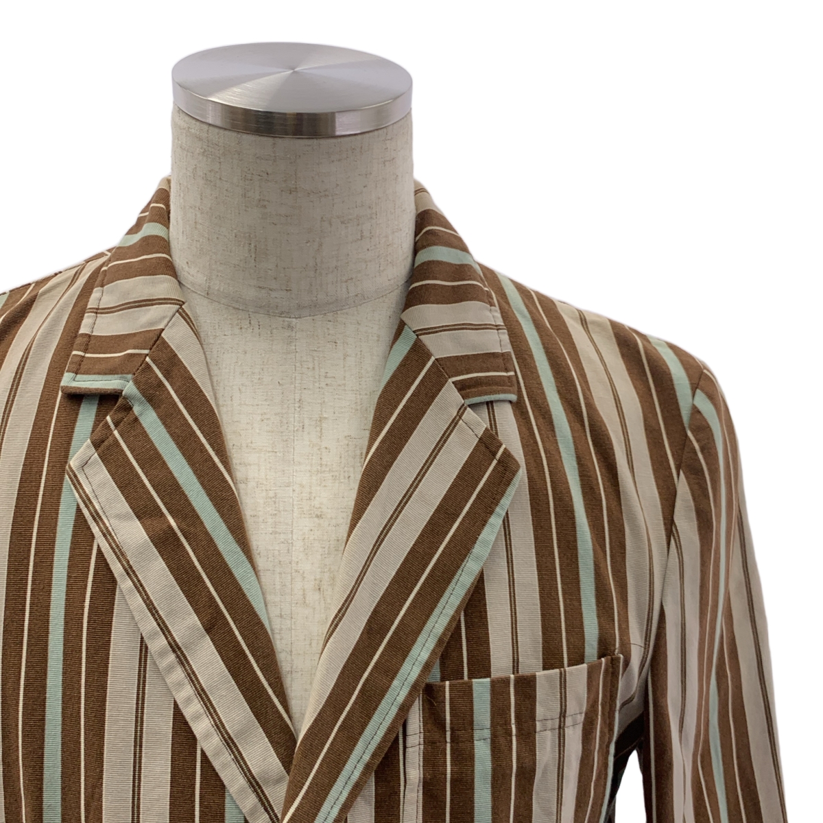 MARNI / マルニ コットン ストライプ テーラード ジャケット