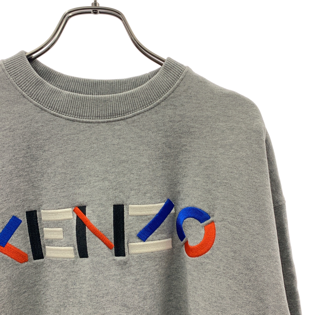 KENZO / ケンゾー ロゴ エンブロイダリー 裏起毛 クルーネック トレーナー スウェット