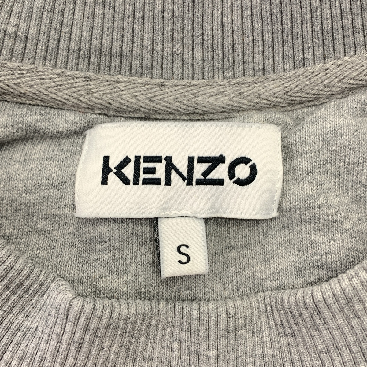 KENZO / ケンゾー ロゴ エンブロイダリー 裏起毛 クルーネック トレーナー スウェット