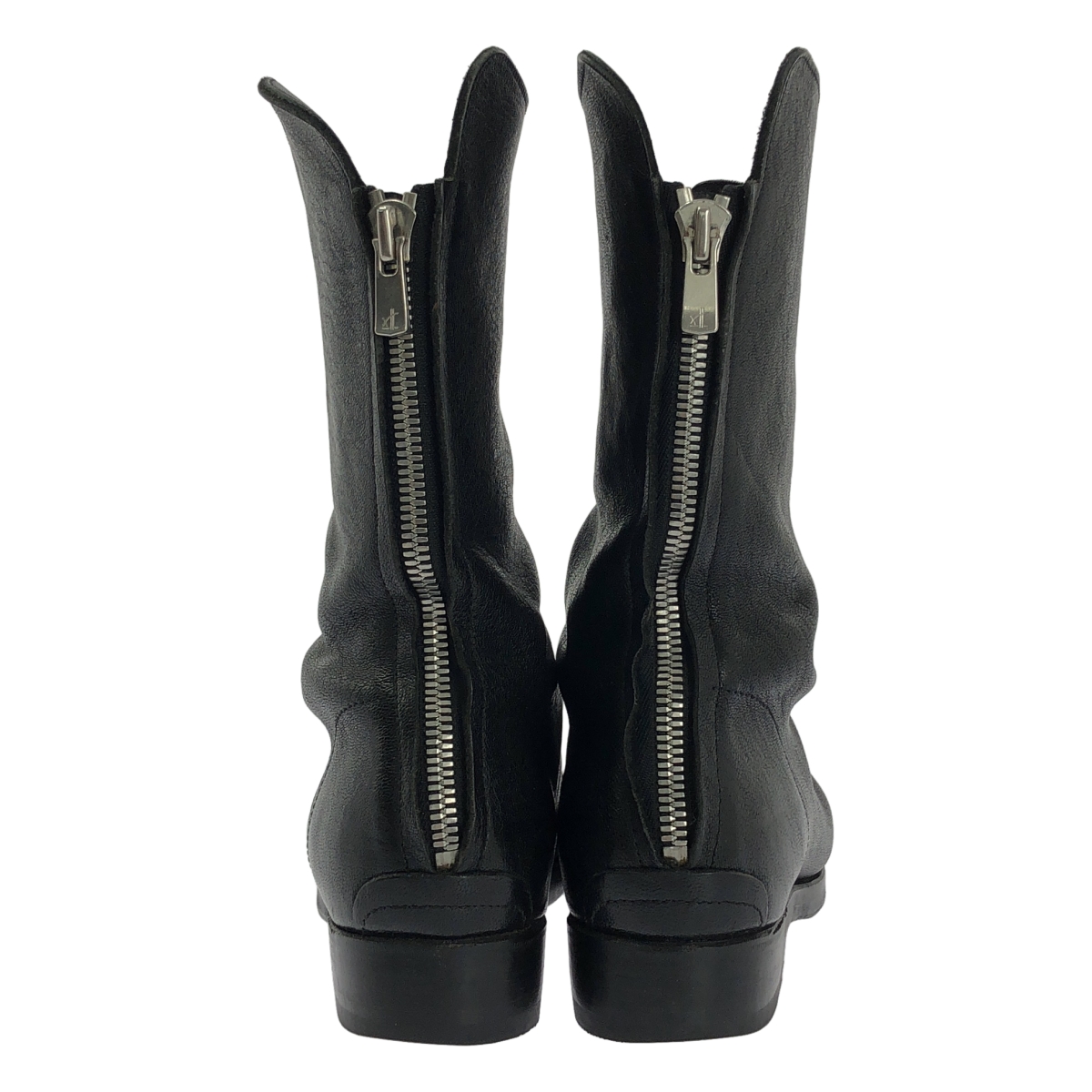 the last conspiracy / ザラストコンスピラシー バックジップ レザー レースアップ ブーツ