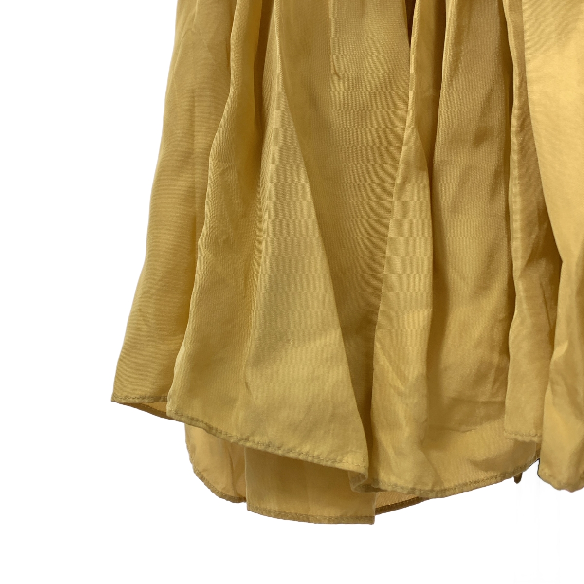 Chaos / カオス シルク ギャザー ボリュームスリーブ ワンピース