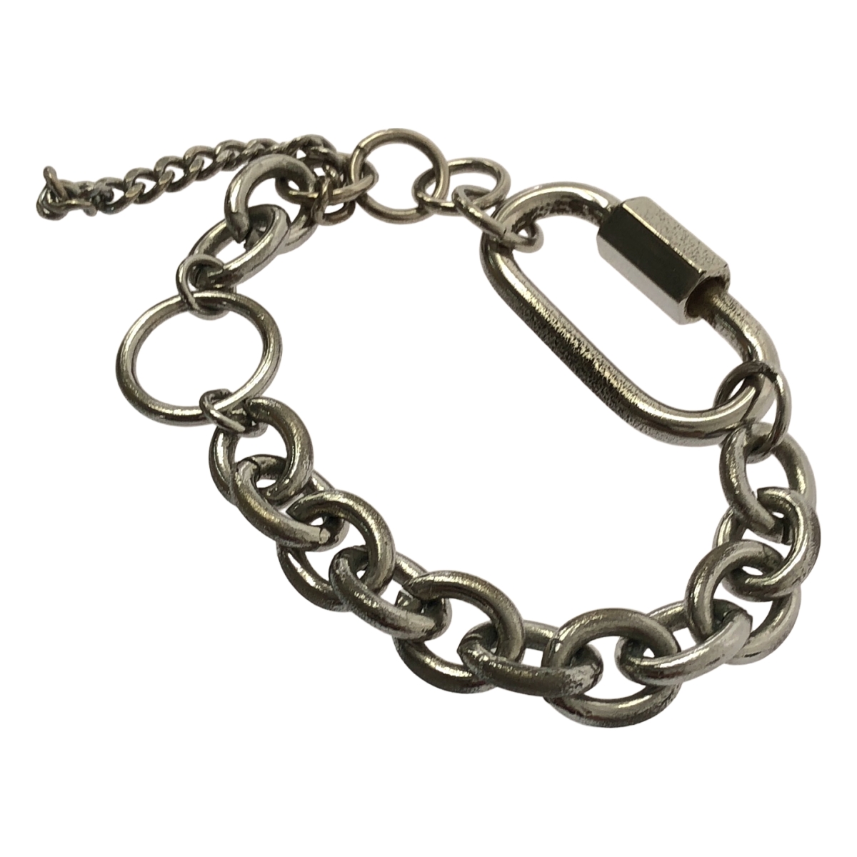 Y's / ワイズヨウジヤマモト ロジウムメッキコーティング 真鍮 チェーン ブレスレット アクセサリー