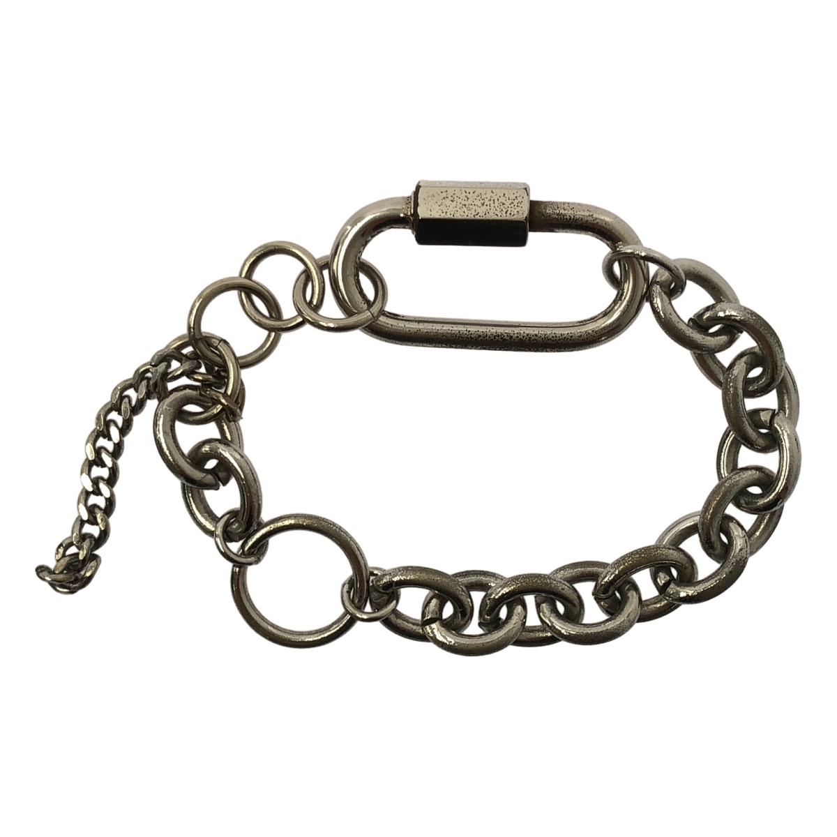 Y's / ワイズヨウジヤマモト ロジウムメッキコーティング 真鍮 チェーン ブレスレット アクセサリー