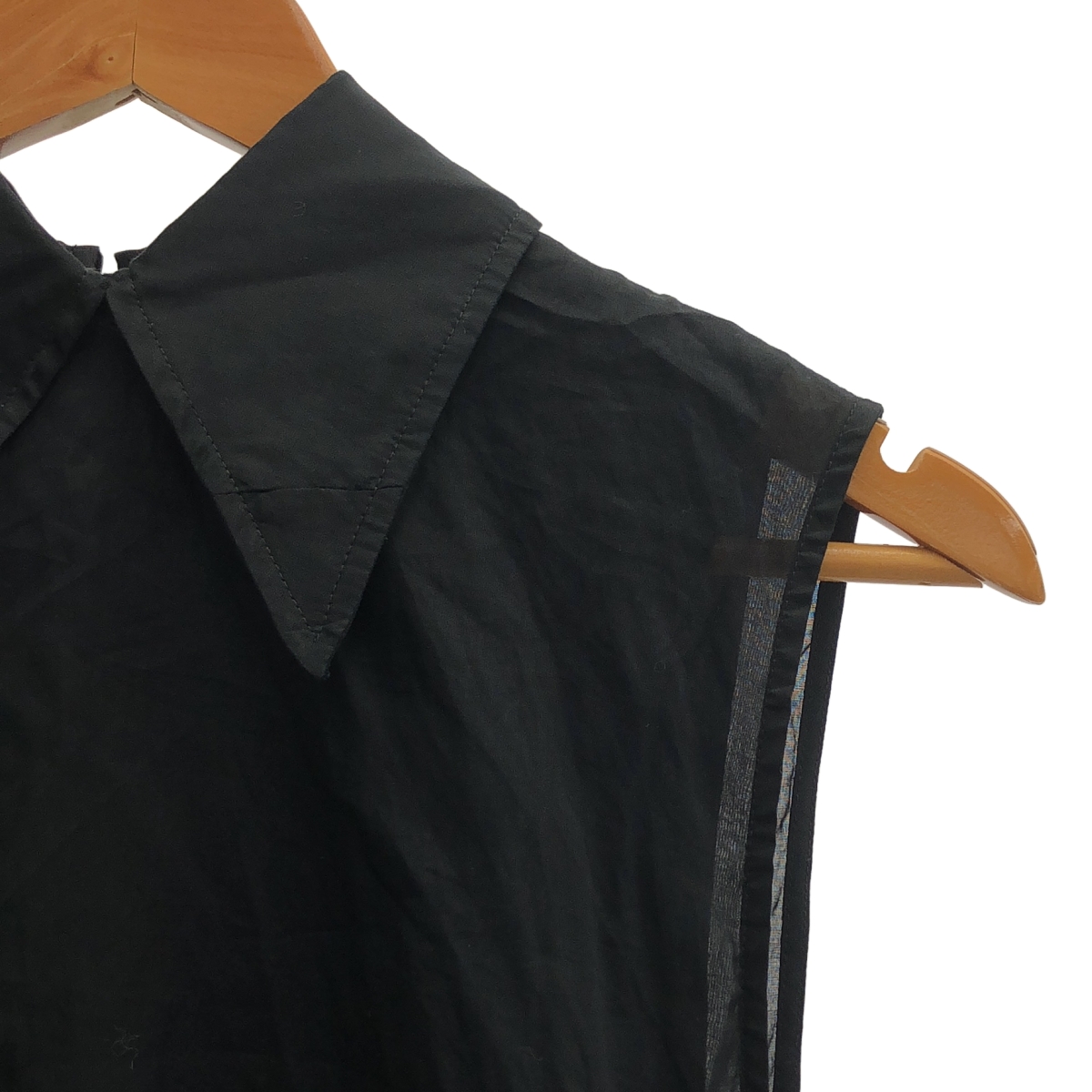 JIL SANDER / ジルサンダー Shirt Clip Details クリップ デティール コットン ノースリーブシャツ