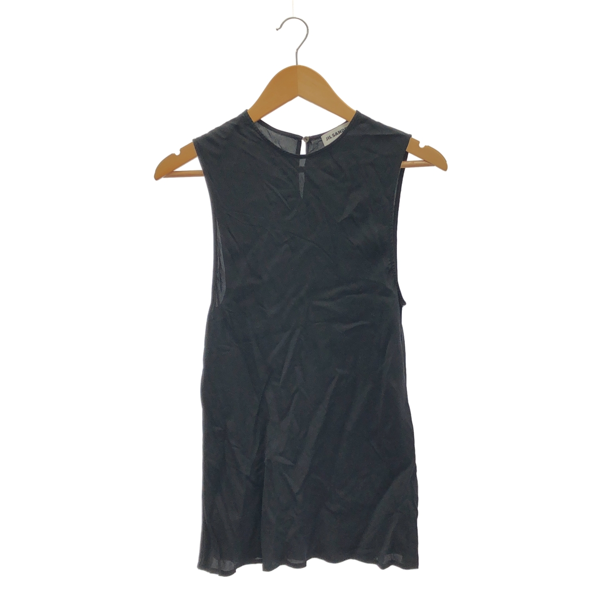 JIL SANDER / ジルサンダー Shirt Clip Details クリップ デティール コットン ノースリーブシャツ