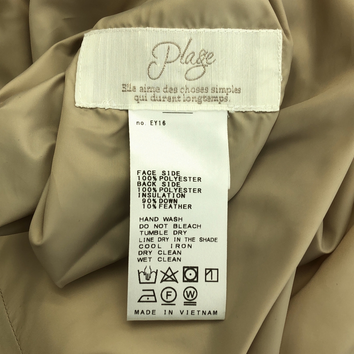 Plage / プラージュ ダウンストール マフラー