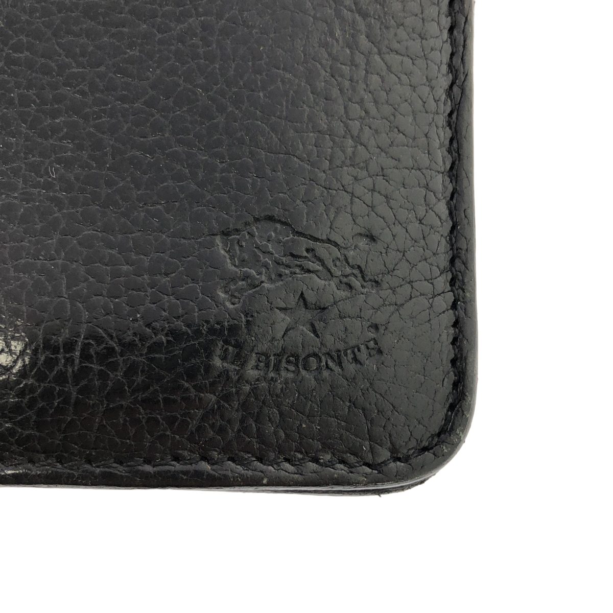 IL BISONTE / イルビゾンテ レザー ロゴ カードケース コンパクトウォレット 財布 / ユニセックス