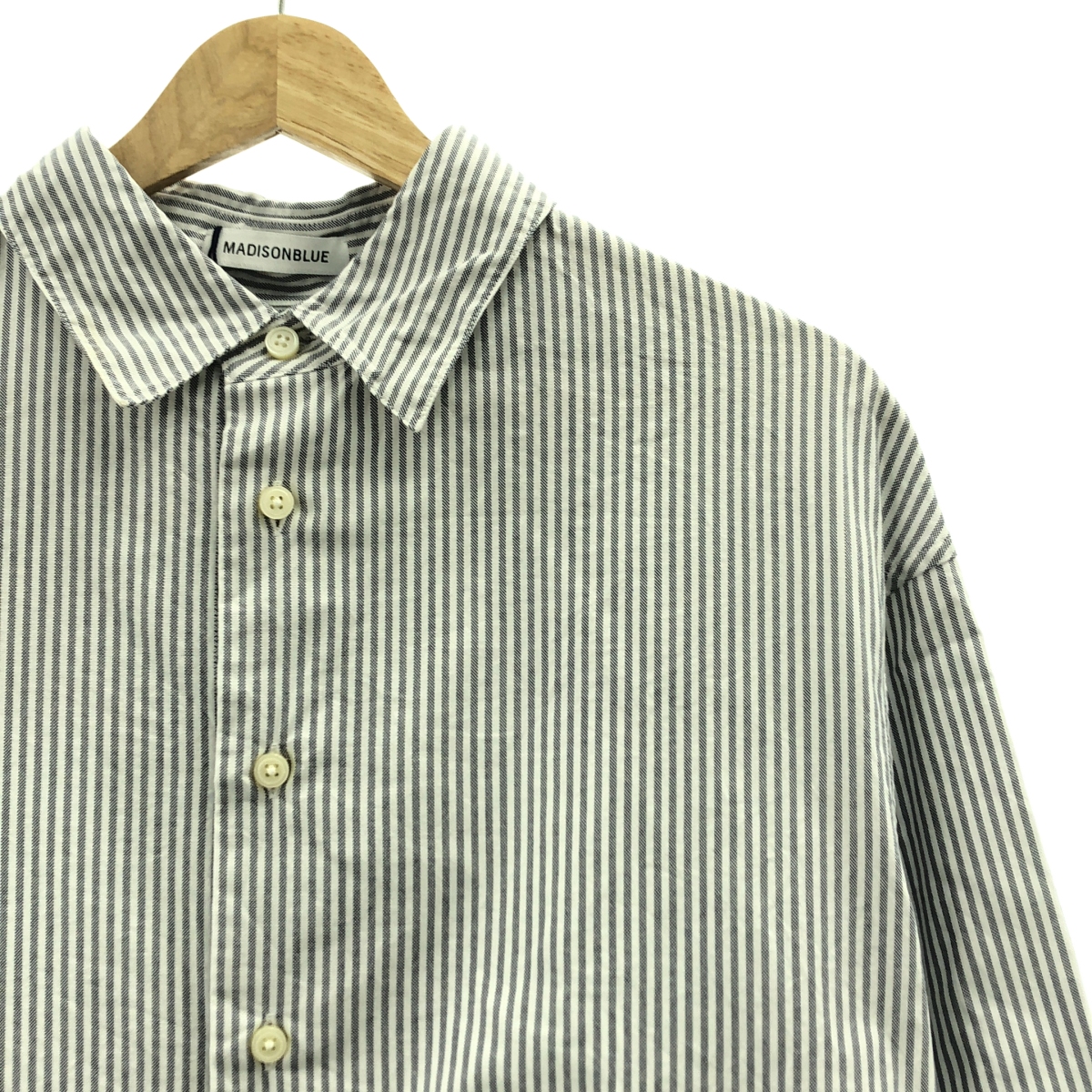 MADISON BLUE / マディソンブルー コットン ストライプ シャツワンピース