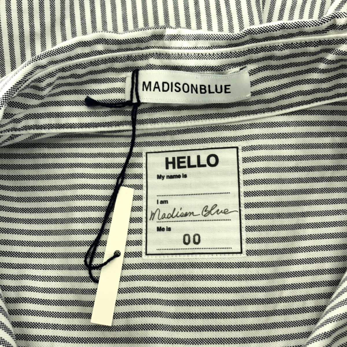 MADISON BLUE / マディソンブルー コットン ストライプ シャツワンピース