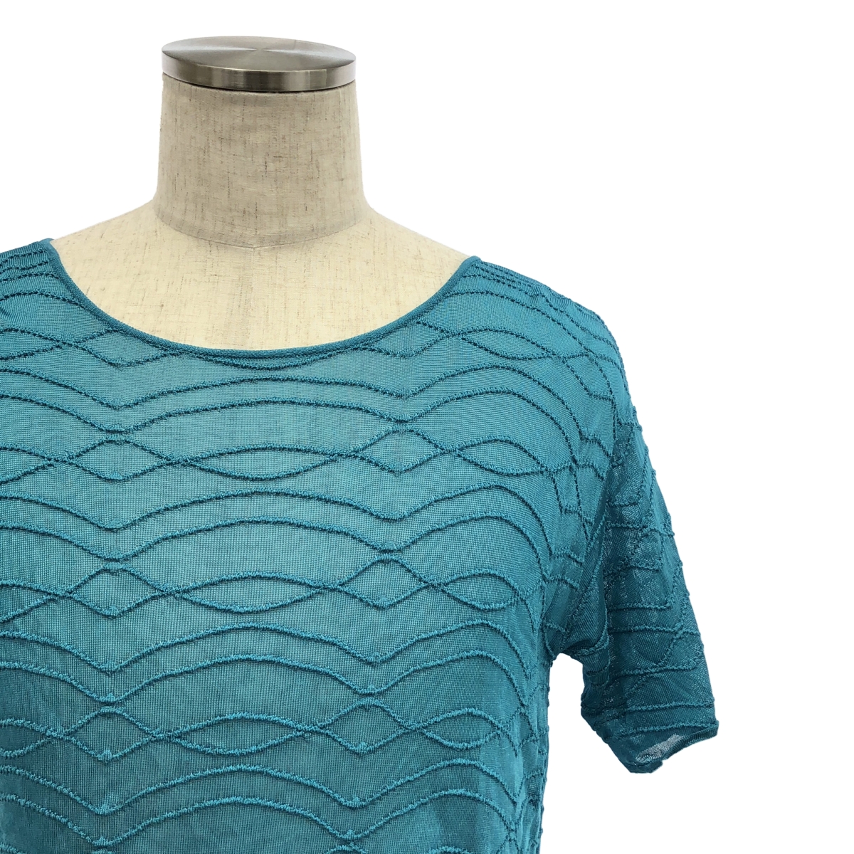 EMPORIO ARMANI / エンポリオアルマーニ ビスコース サマーニット オーバー Tシャツ カットソー