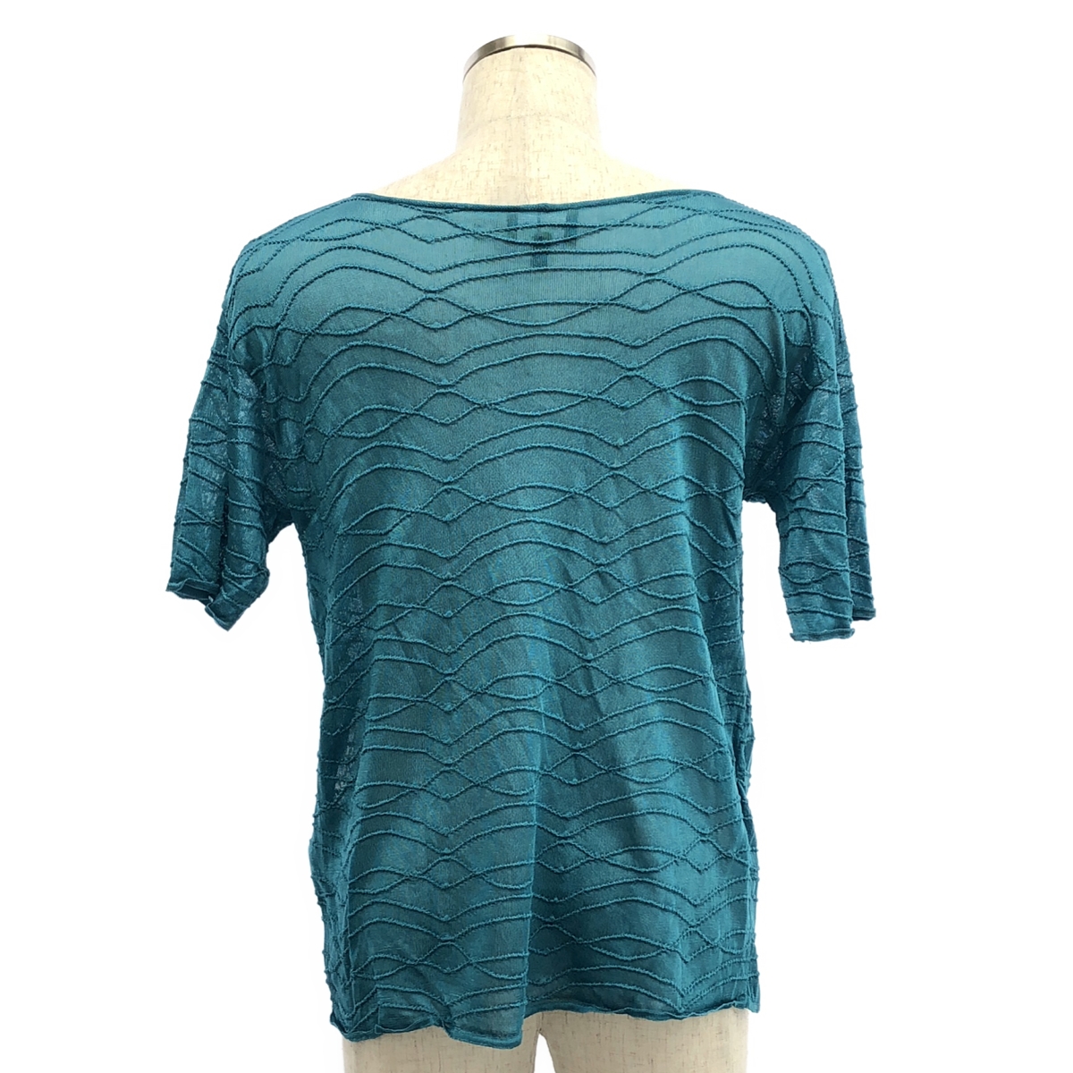 EMPORIO ARMANI / エンポリオアルマーニ ビスコース サマーニット オーバー Tシャツ カットソー