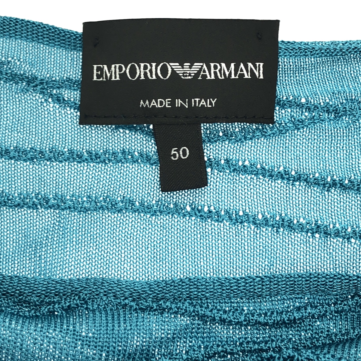 EMPORIO ARMANI / エンポリオアルマーニ ビスコース サマーニット オーバー Tシャツ カットソー
