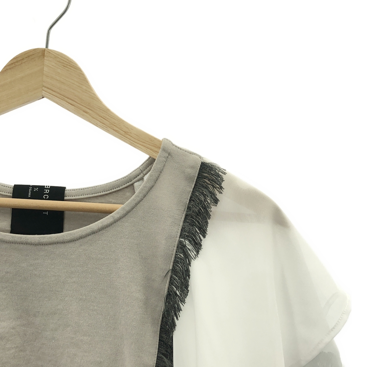 その他 ichi-percent / イチパーセント アシンメトリー フリンジ ブラウス