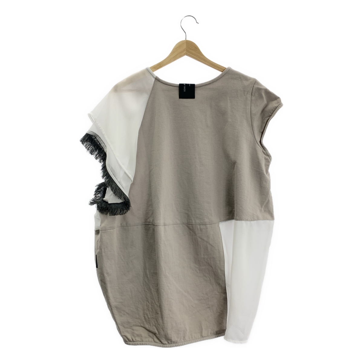 その他 ichi-percent / イチパーセント アシンメトリー フリンジ ブラウス