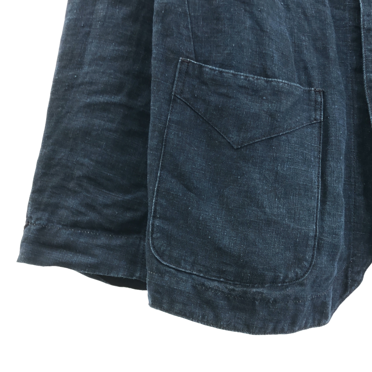 45r / フォーティファイブアール リネン インディゴ染め ジャケット