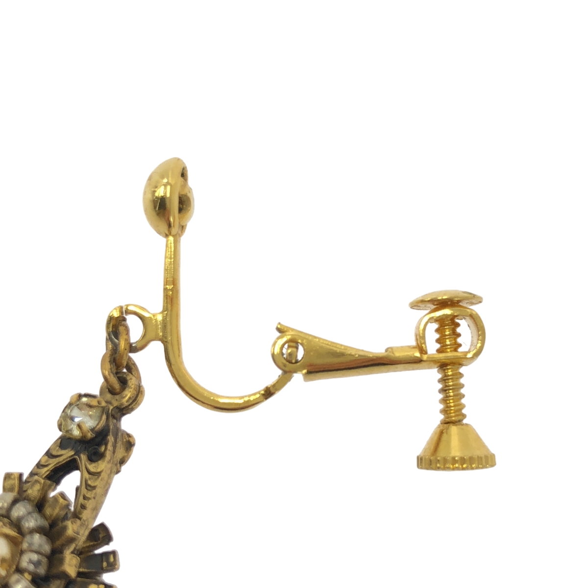 mariam haskell / ミリアムハスケル パール モチーフ イヤリング